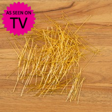 50mm Headpins - Pack of 250 - Gold Tone